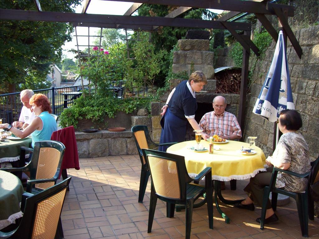 Reinhardtsdorf-Schona Pension Goldener Anker מראה חיצוני תמונה